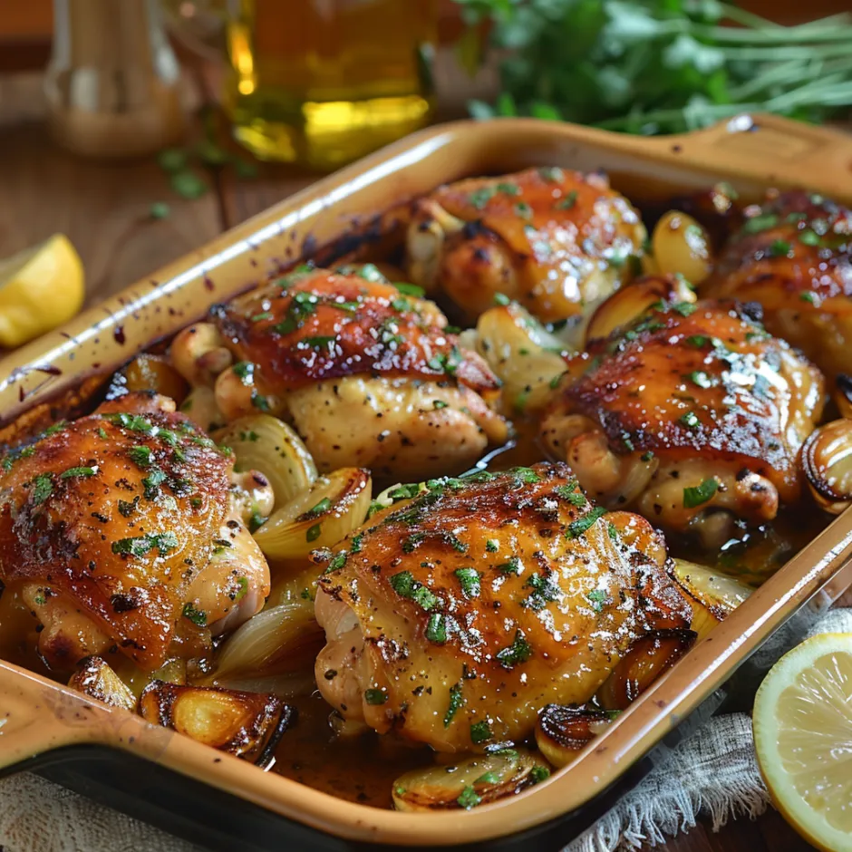 Cuisses Poulet Miel Coriandre - Rôties 1h