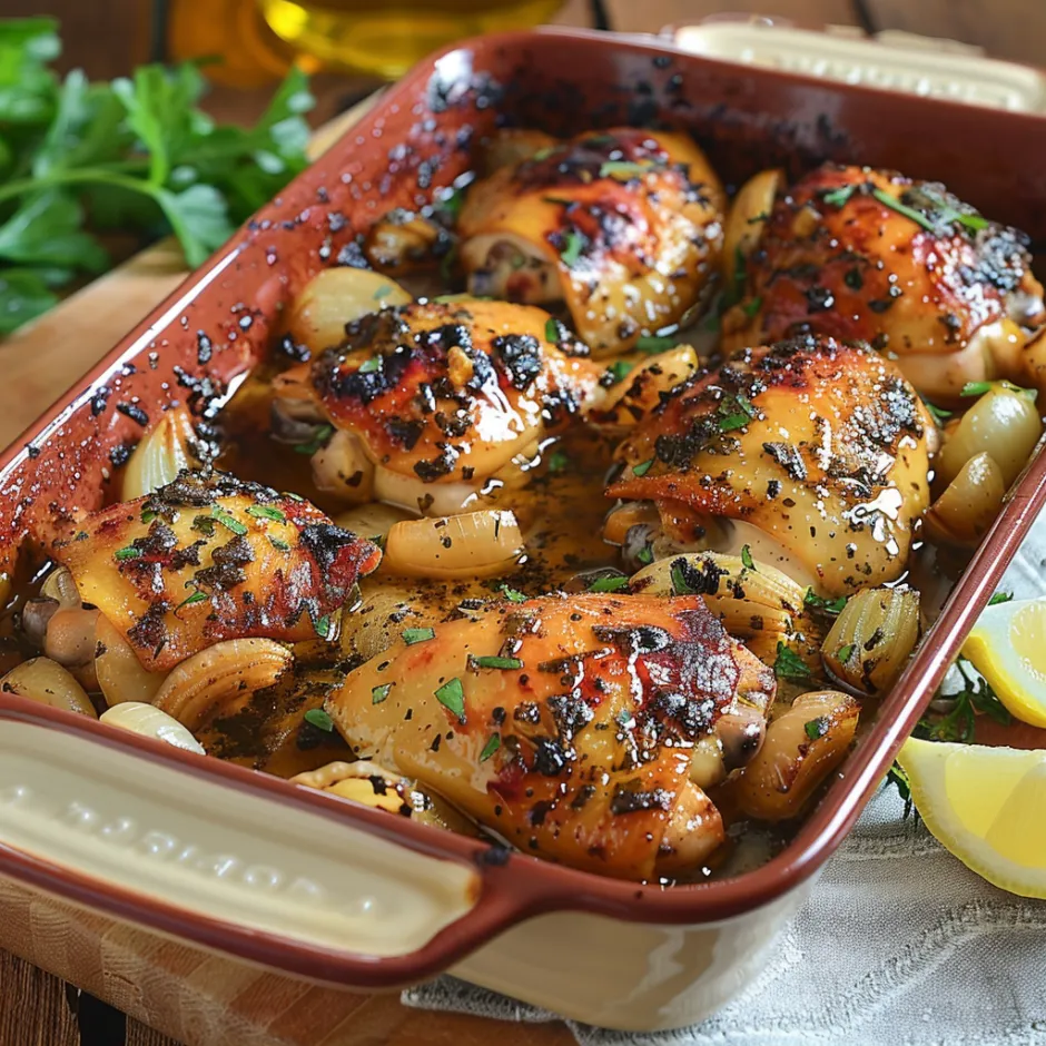 Meilleures Cuisses Poulet Caramélisées Miel Four