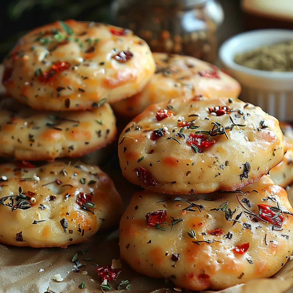 Cookies Salés Tomates Poivrons - Apéritif 35 Min