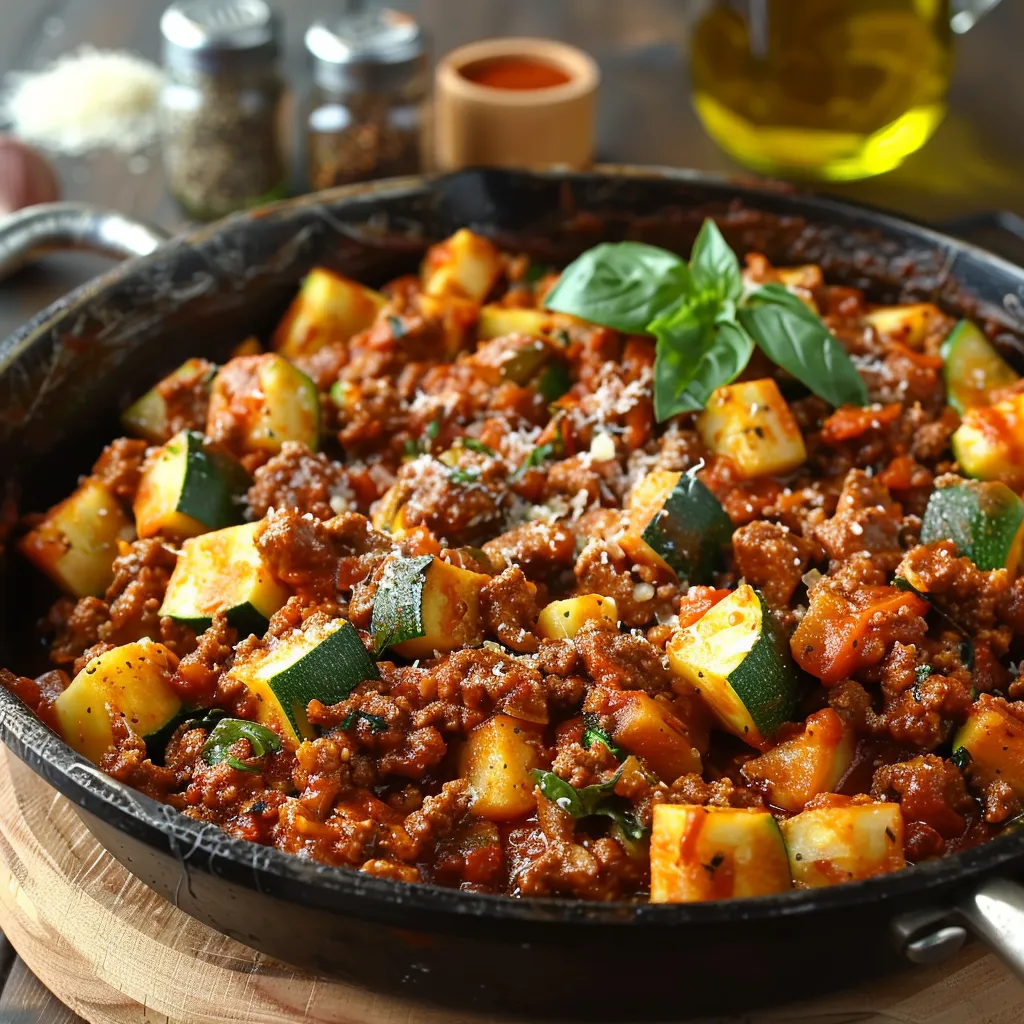 Recette Courgettes Bolognaise Fondantes Parfumées