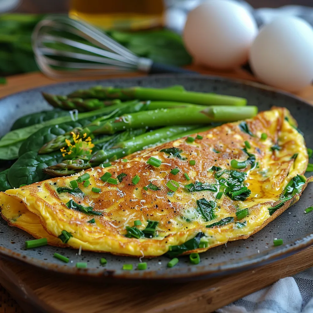 Recette Omelette Printanière aux Asperges - Brunch de saison en 30 min