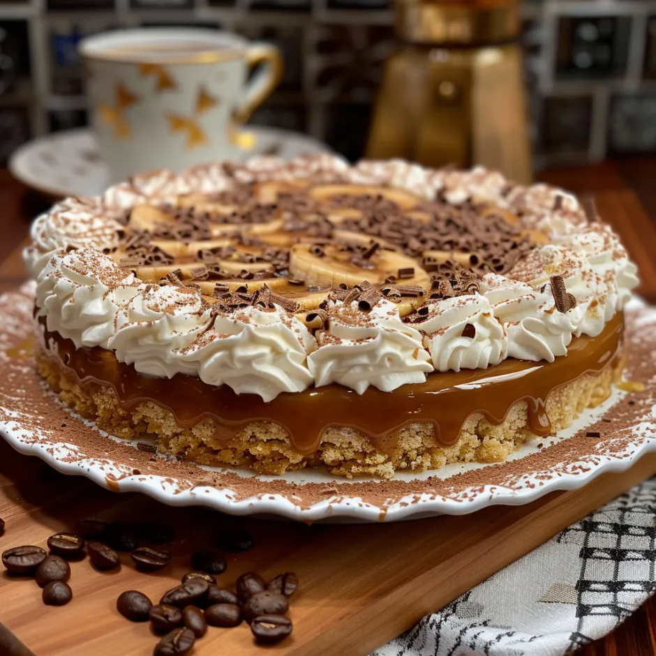 Recette Banoffee Pie Anglaise - Tarte banane caramel facile sans cuisson