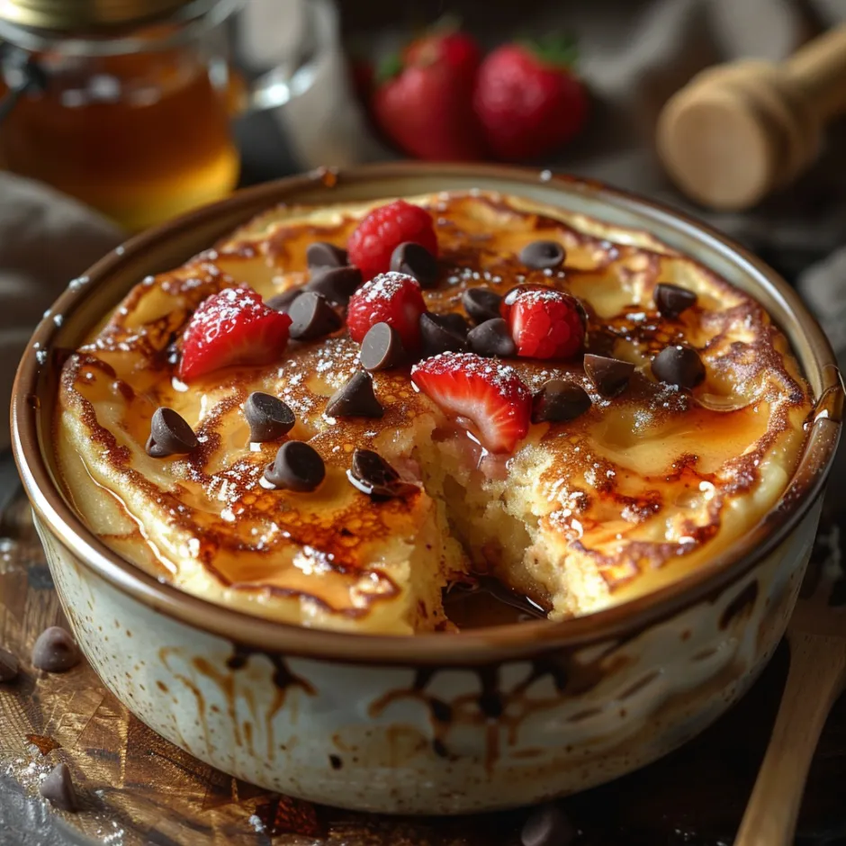 Bowl pancake au four healthy et protéiné