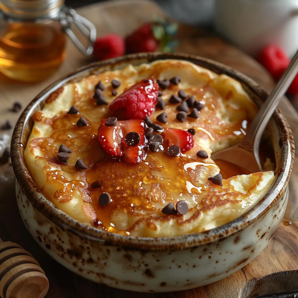 Bowl pancake au four : le petit plaisir healthy du matin