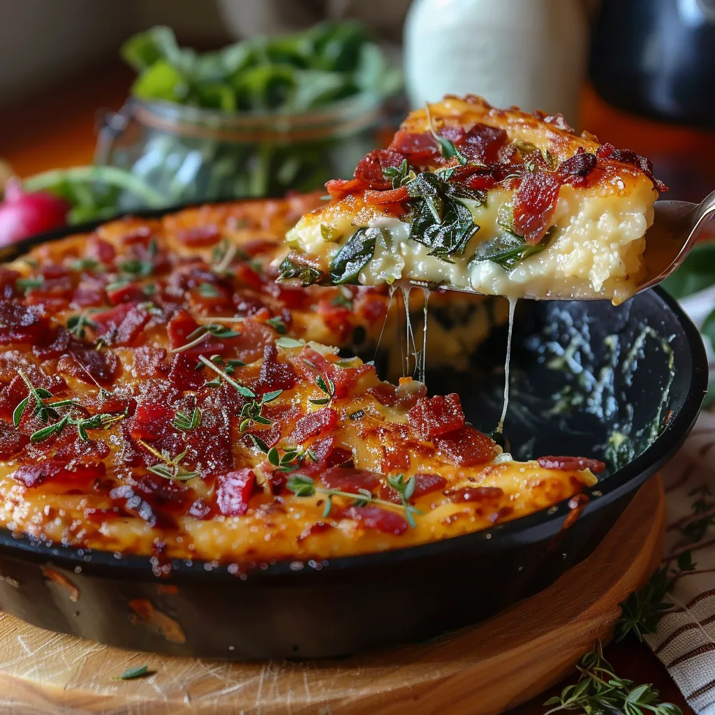 Clafoutis Salé Blettes Lardons - Recette familiale facile en 1h10