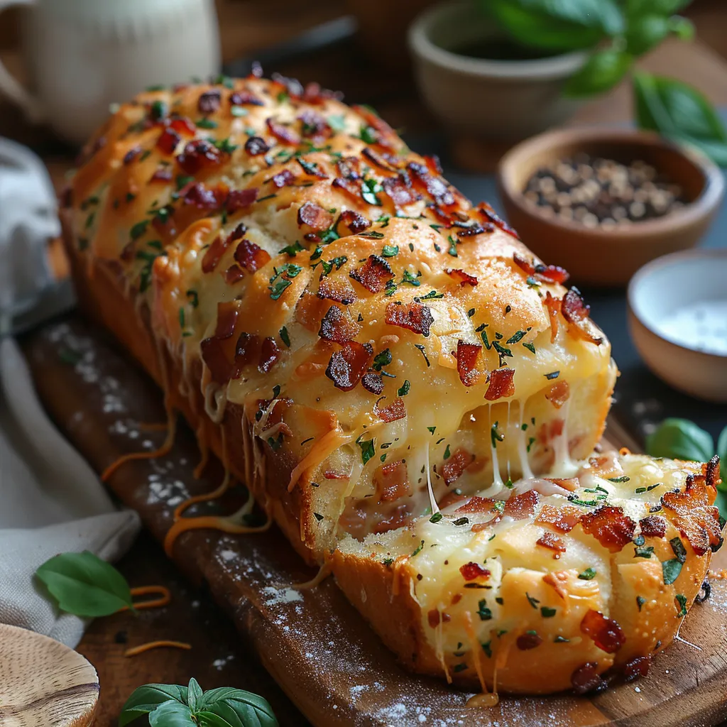 Cake comté lardons moelleux et savoureux
