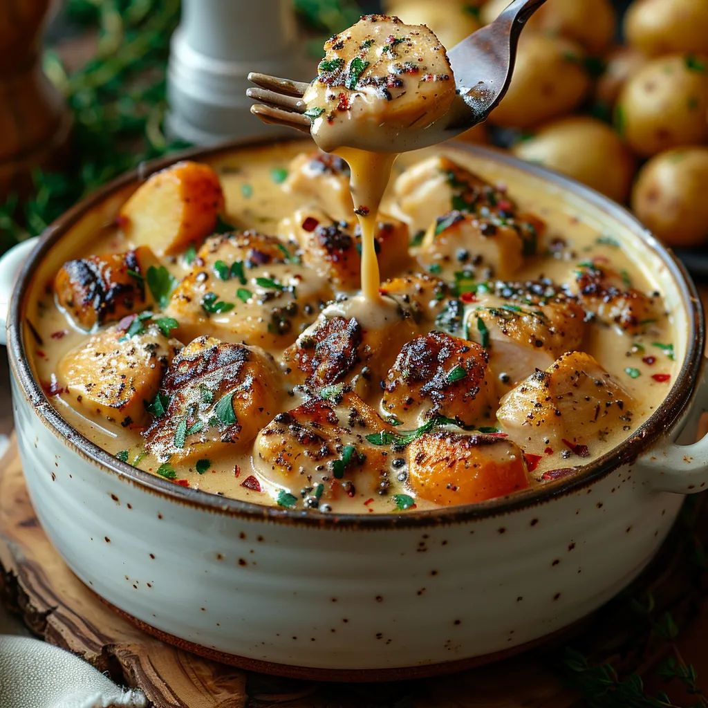 Blanquette Poulet Crémeuse Ancienne Maison