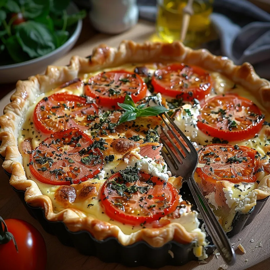 Quiche Tomate Feta Thon Estivale