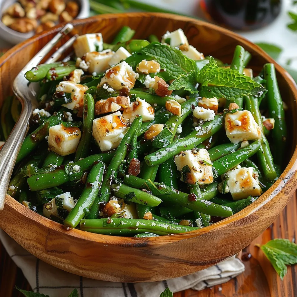 Recette Salade Haricots Verts Feta - Salade Estivale Fraîche