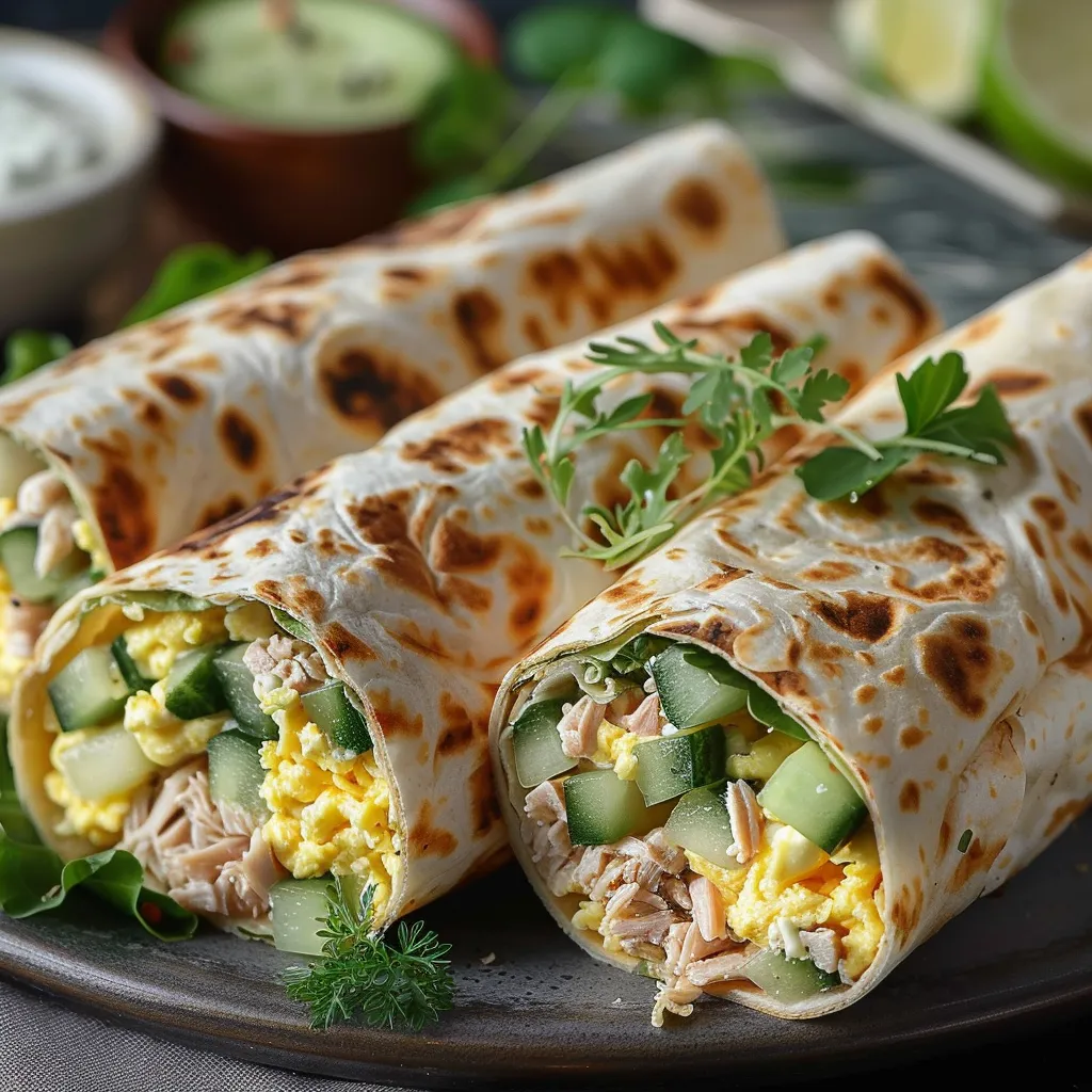 Wrap thon concombre : un déjeuner frais et léger