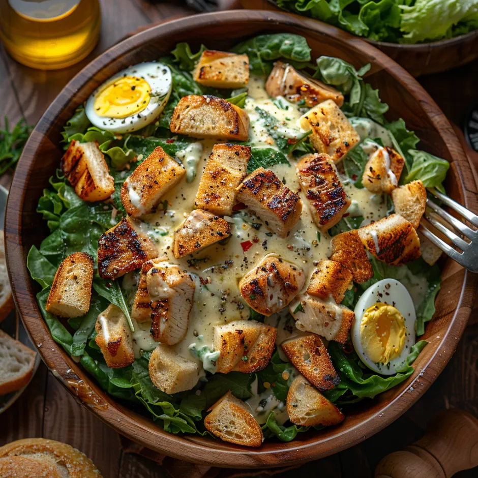 Salade César Maison Authentique Américaine