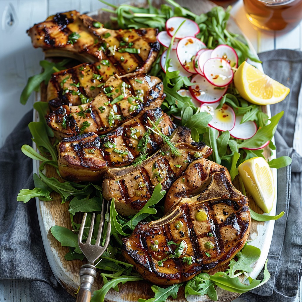 Côtelettes de porc parmigiana