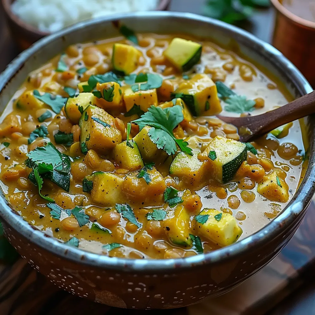 Lentilles au Curry Crème Macadamia