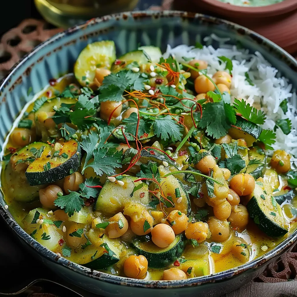 Curry d'Épinards au Lait de Coco