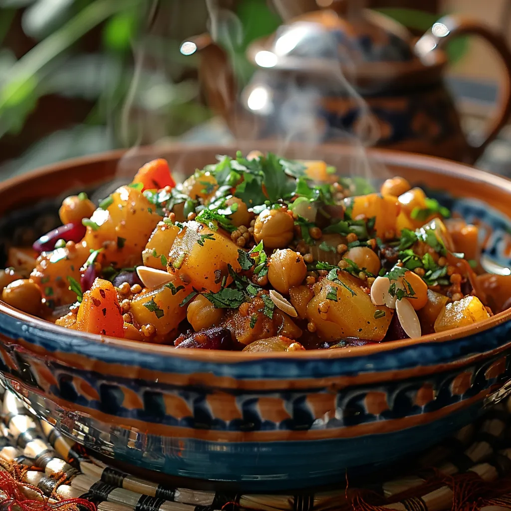 Tajine d'Été aux Légumes Rôtis