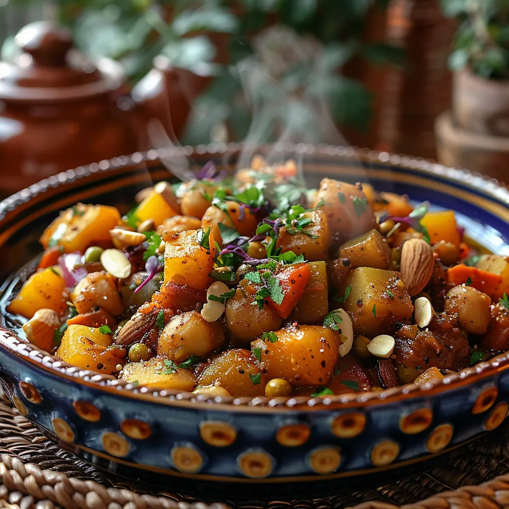 Tajine d'Été de Légumes Rôtis au Ras el Hanout