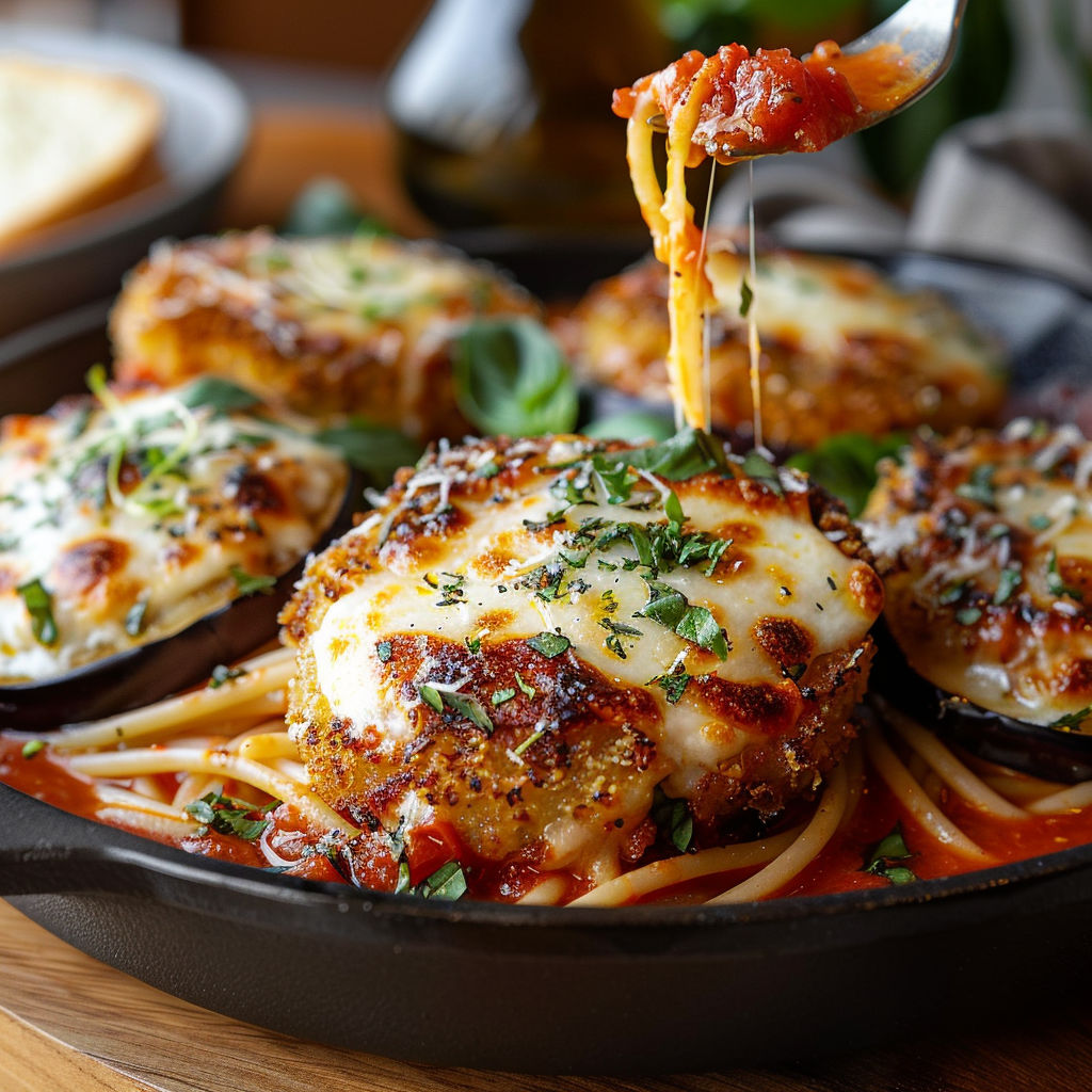 A plate of food with spaghetti and meatballs.