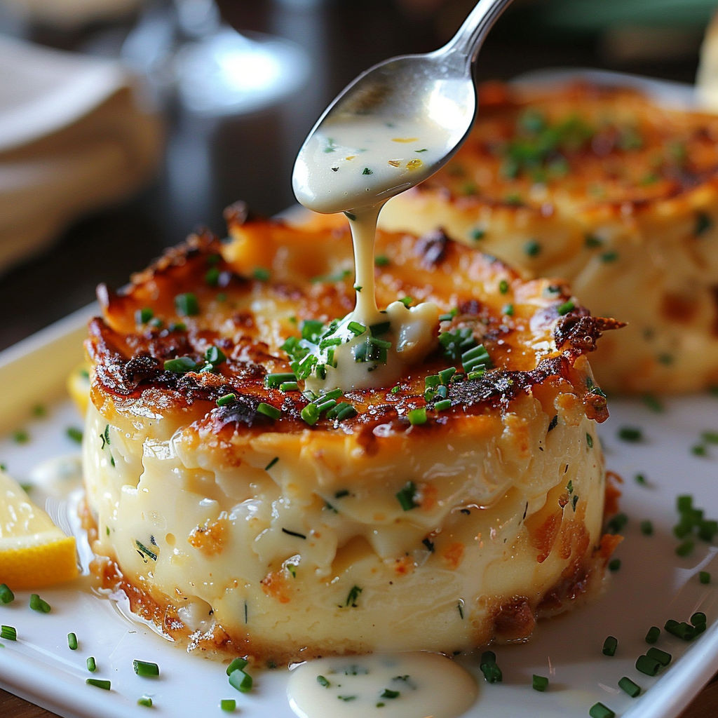 Flan au Crabe et Ciboulette.