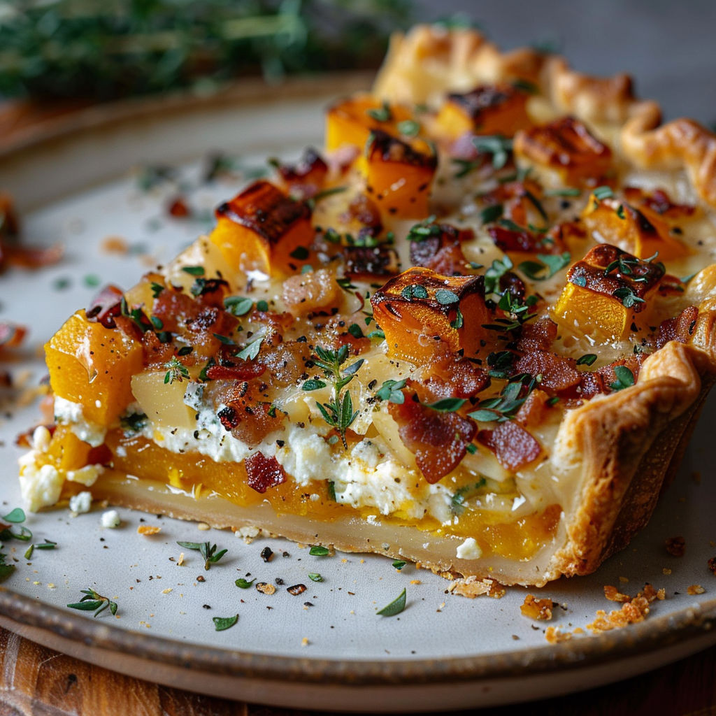 A slice of pizza with cheese and bacon on top.