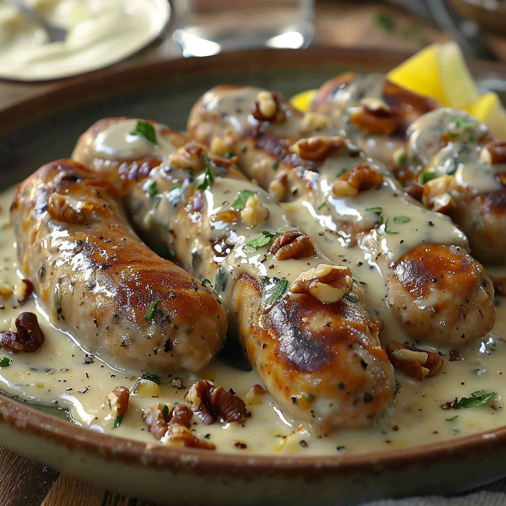 A plate of food with meat and sauce.