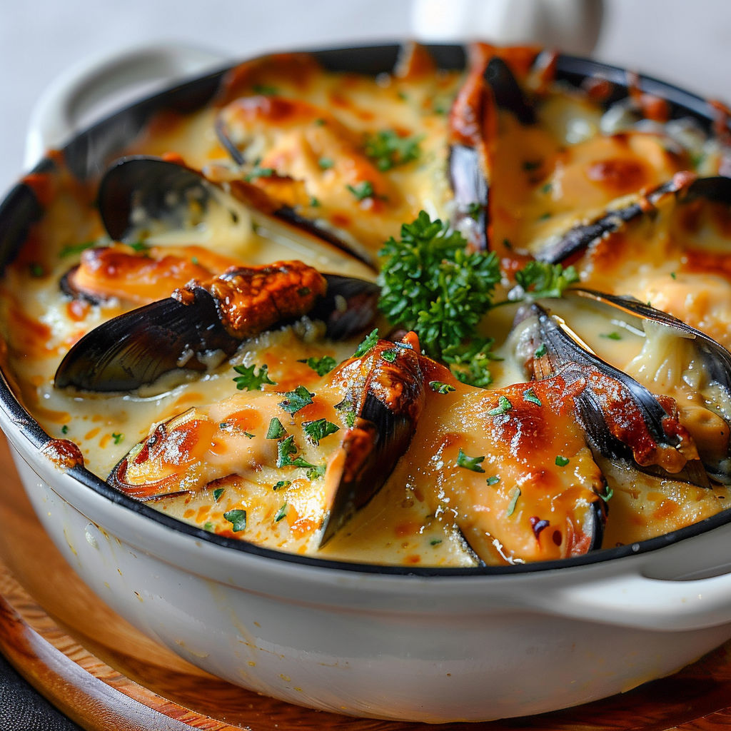 A bowl of food with a green herb on top.