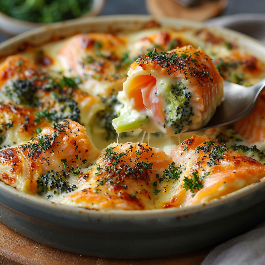 A dish of food with a spoon in it.