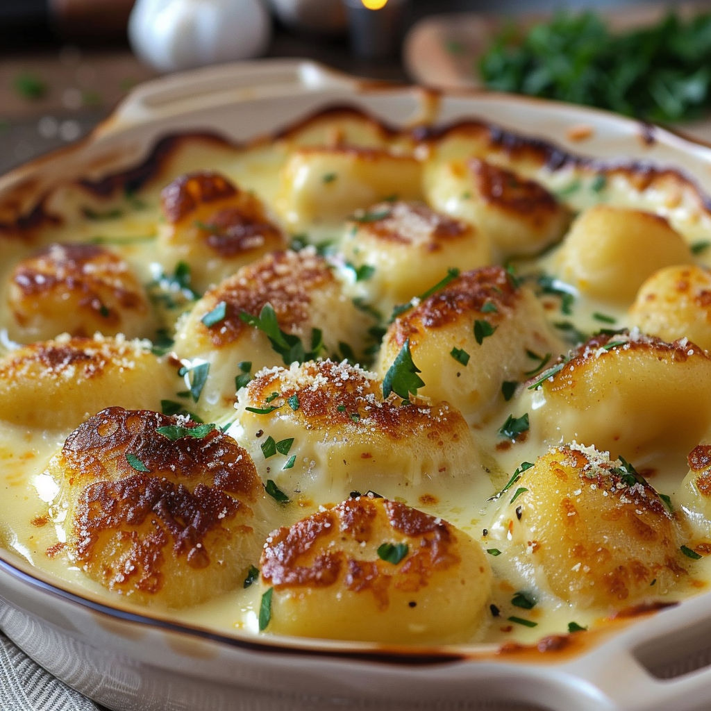 A dish of food with a variety of ingredients.