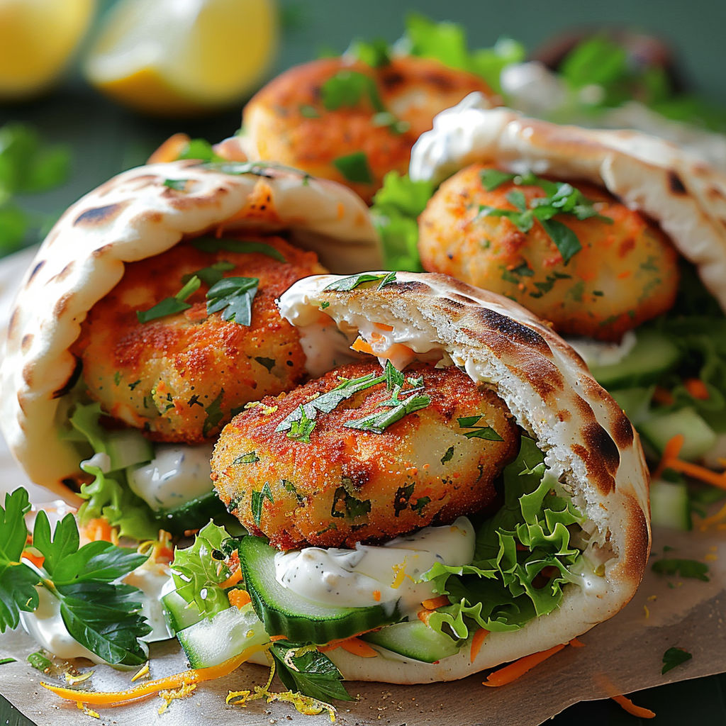 A sandwich with meat and vegetables.