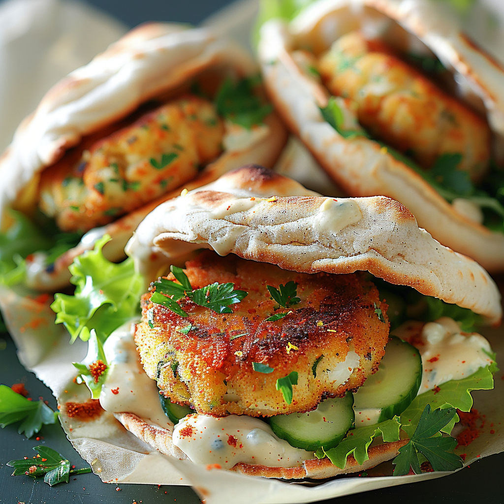 A sandwich with meat and vegetables.