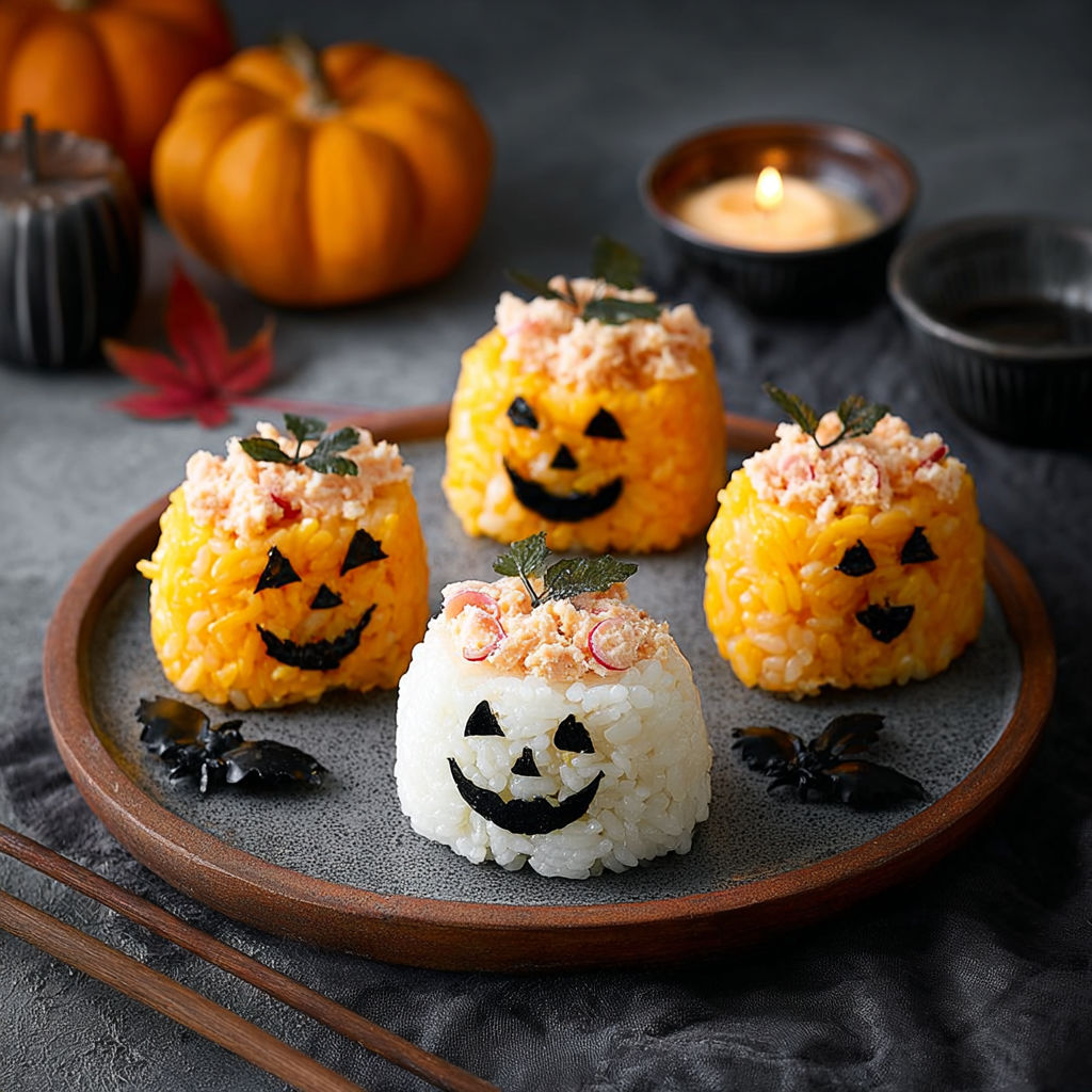 A plate of rice with a smiley face on it.