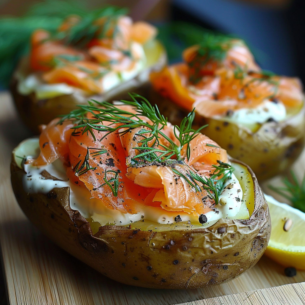 A close up of a food item with a lemon wedge on top.