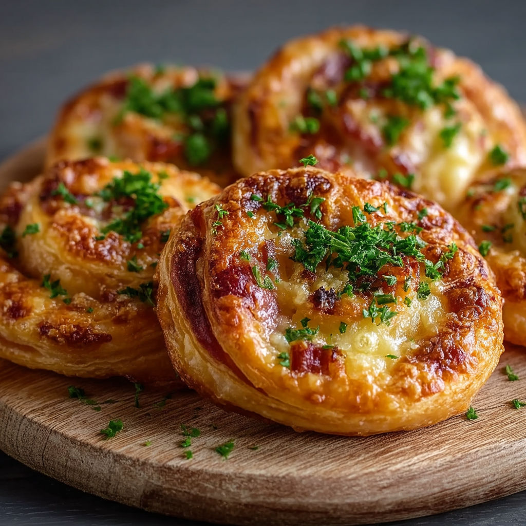 A plate of food with a green garnish.