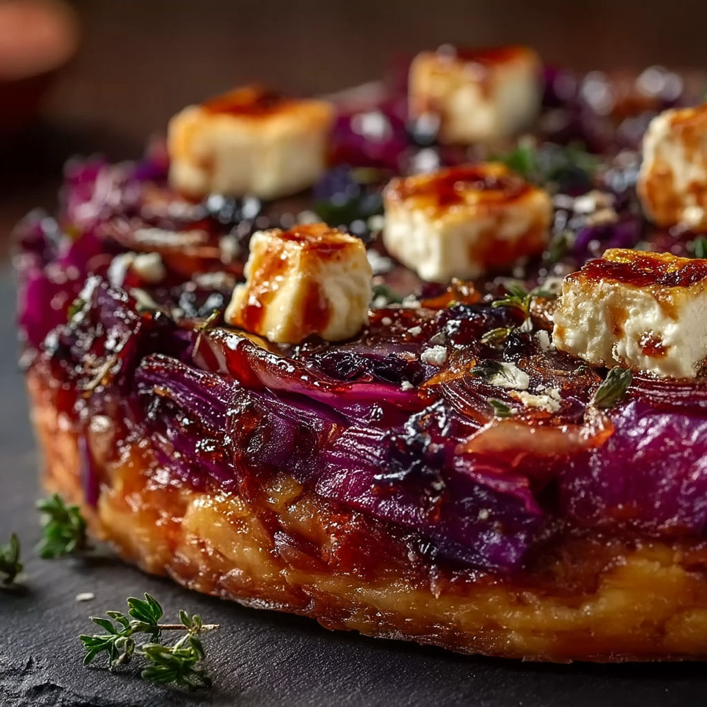 A slice of a pie with feta cheese on top.