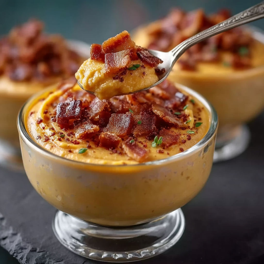 A spoon is in a bowl of soup.