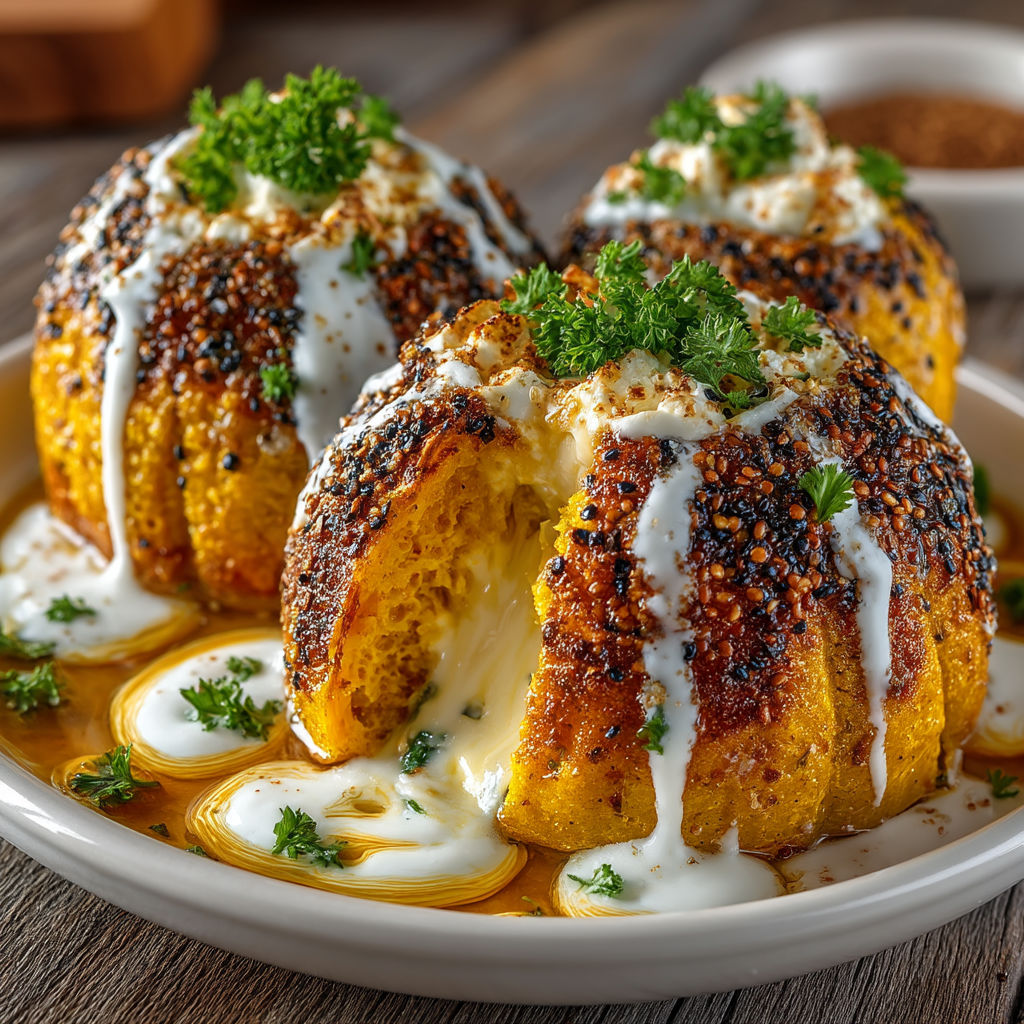 A plate of food with a dome d'hiver dessert.