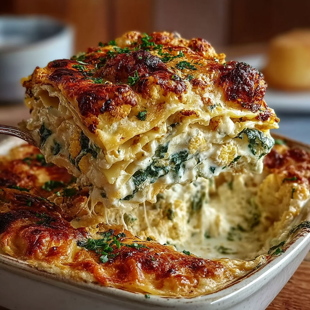 A close up of a casserole dish with a fork in it.