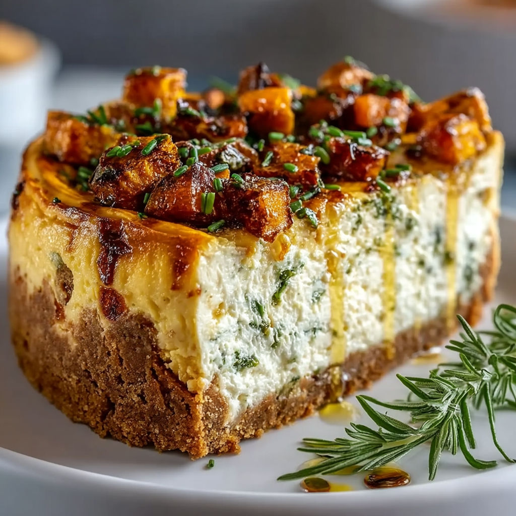 A slice of cheesecake with a green topping.