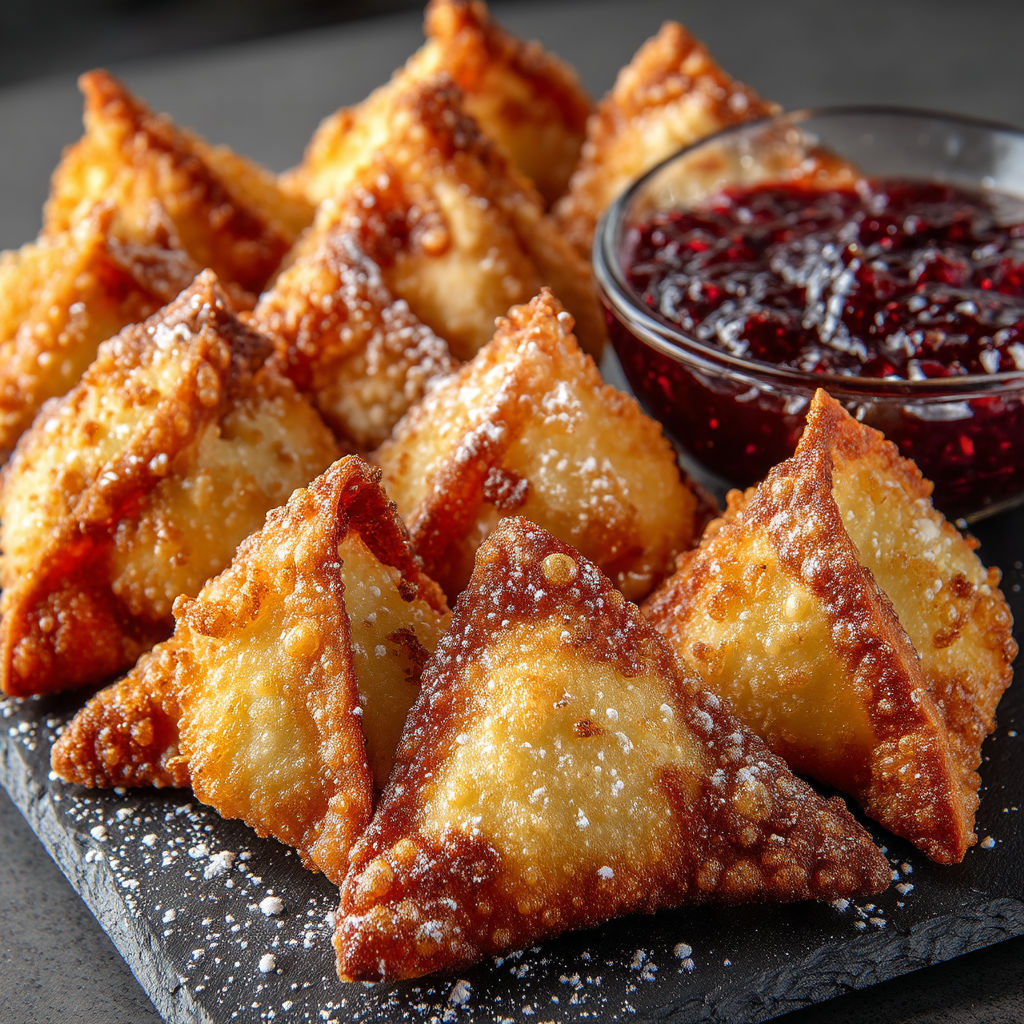 A plate of food with a bowl of jelly.