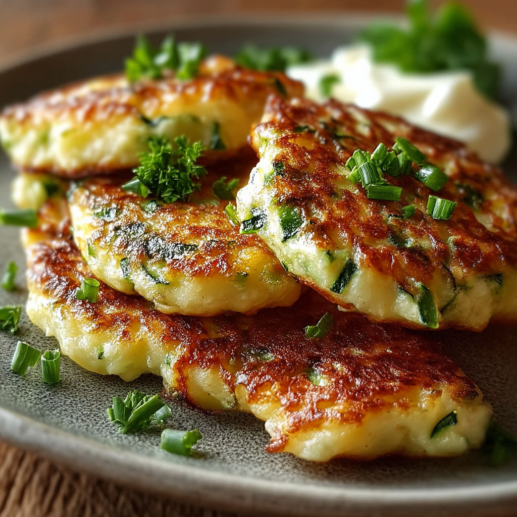 A plate of food with a green herb on top.