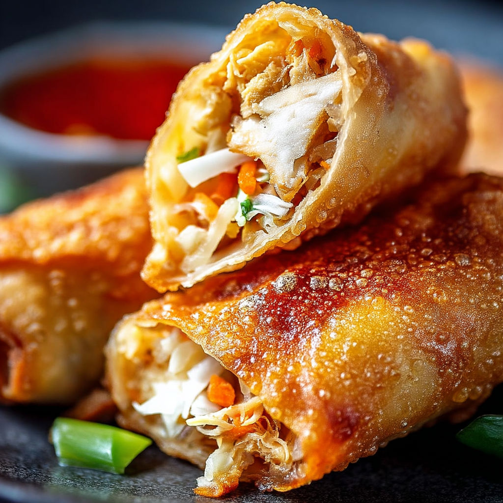 A plate of food with a sauce on the side.