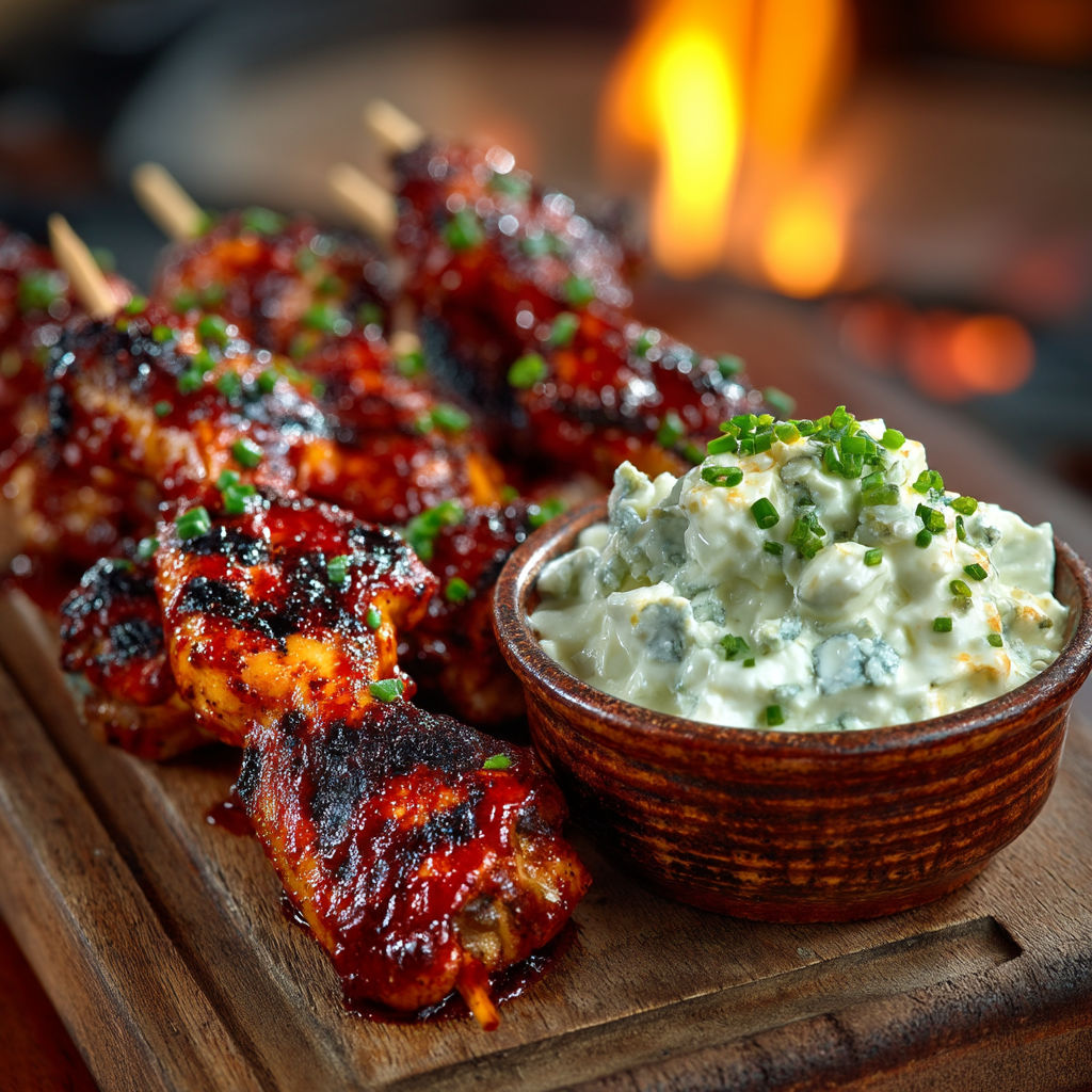 A plate of food with a bowl of sauce.