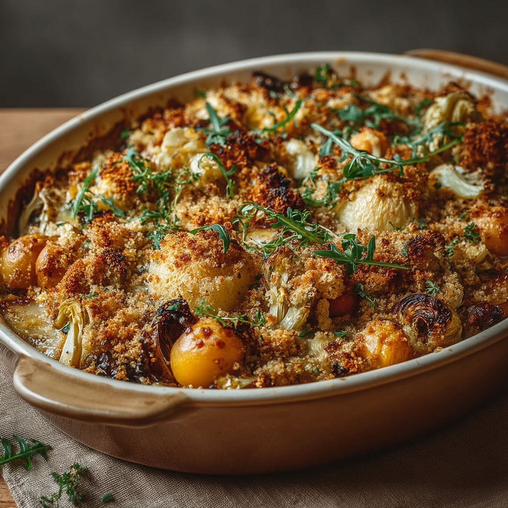 A bowl of food with a variety of vegetables.