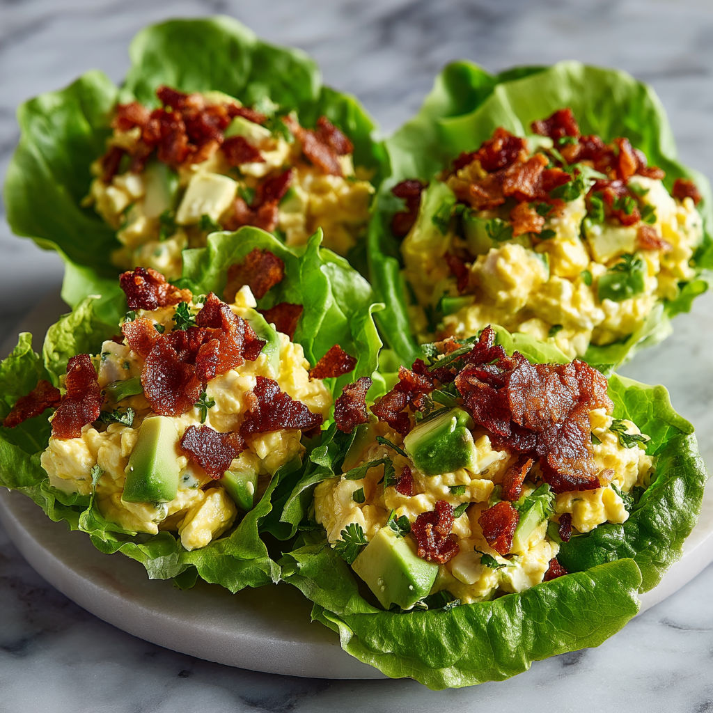 A plate of bacon and lettuce sandwiches.