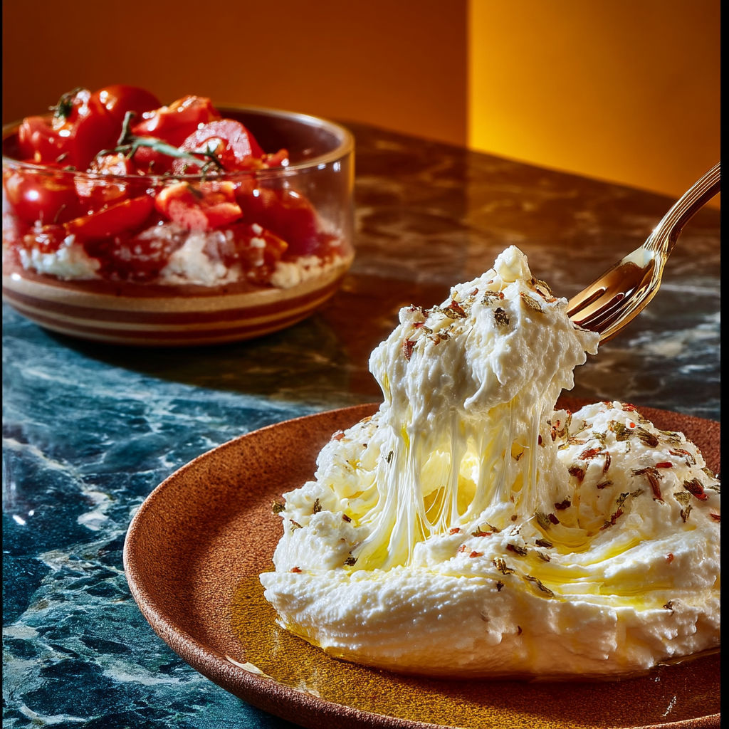 A plate of food with a spoon in it.