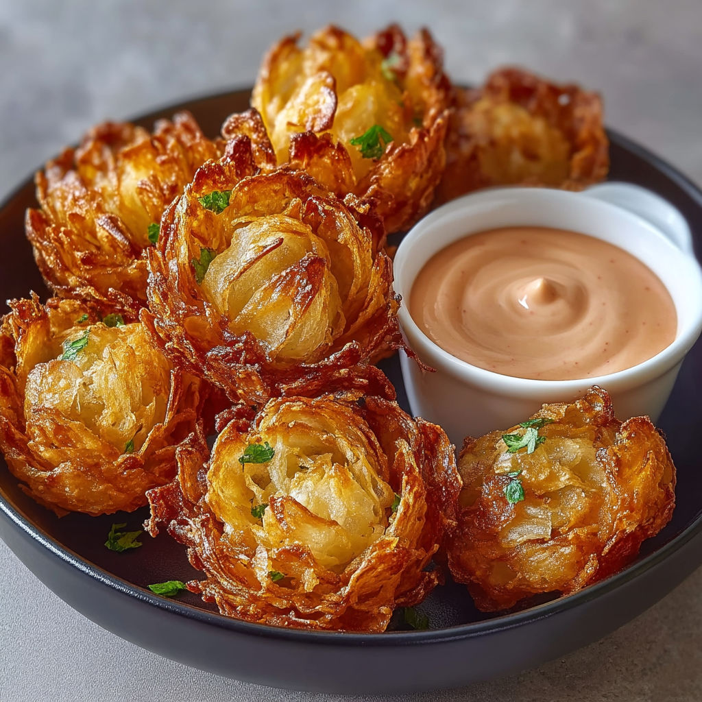A plate of food with a dipping sauce.