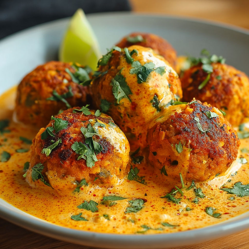A plate of food with a green lime on top.