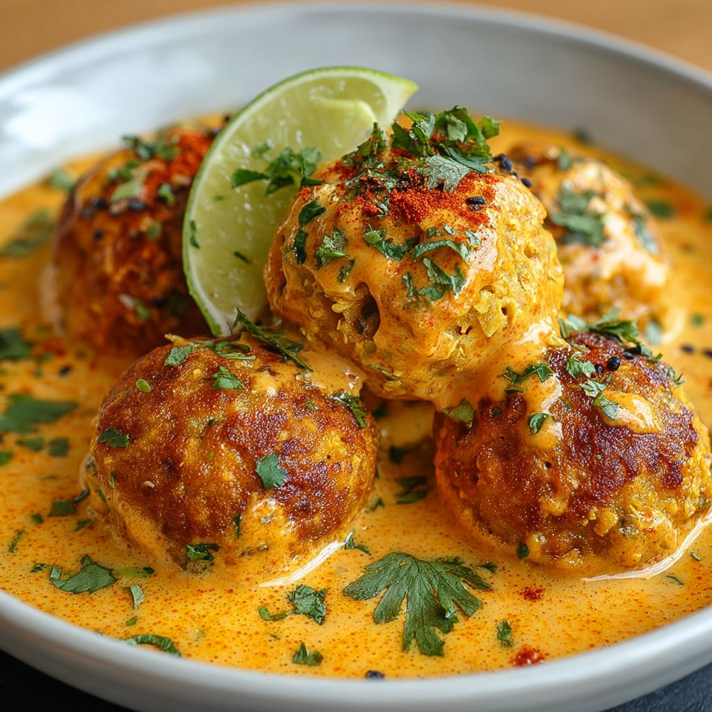 A bowl of food with a lime wedge on top.