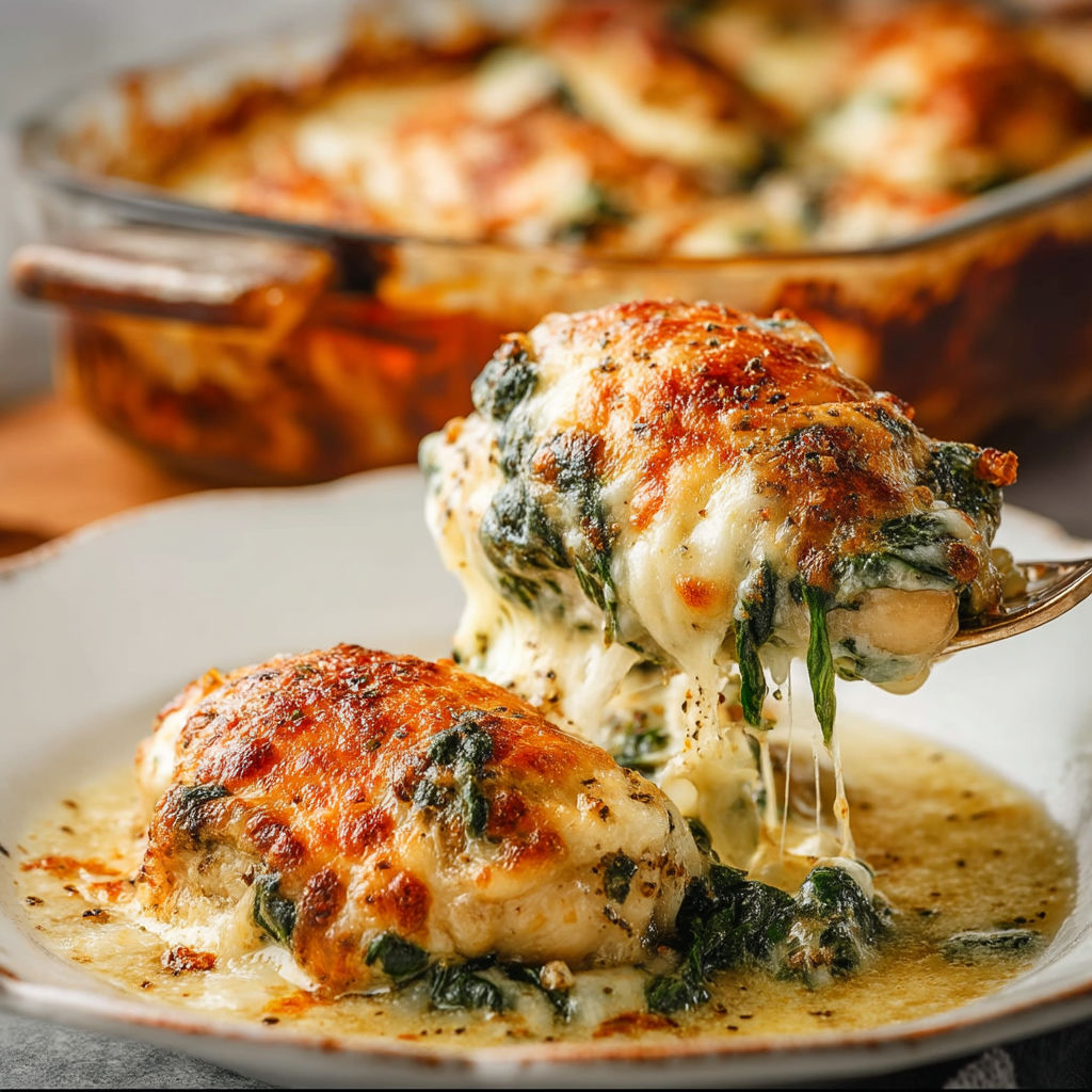 A plate of food with a fork in it.