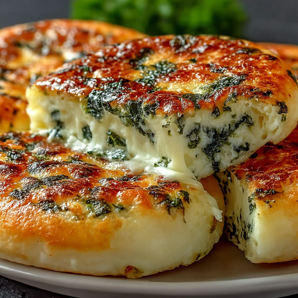 A plate of food with a green topping.