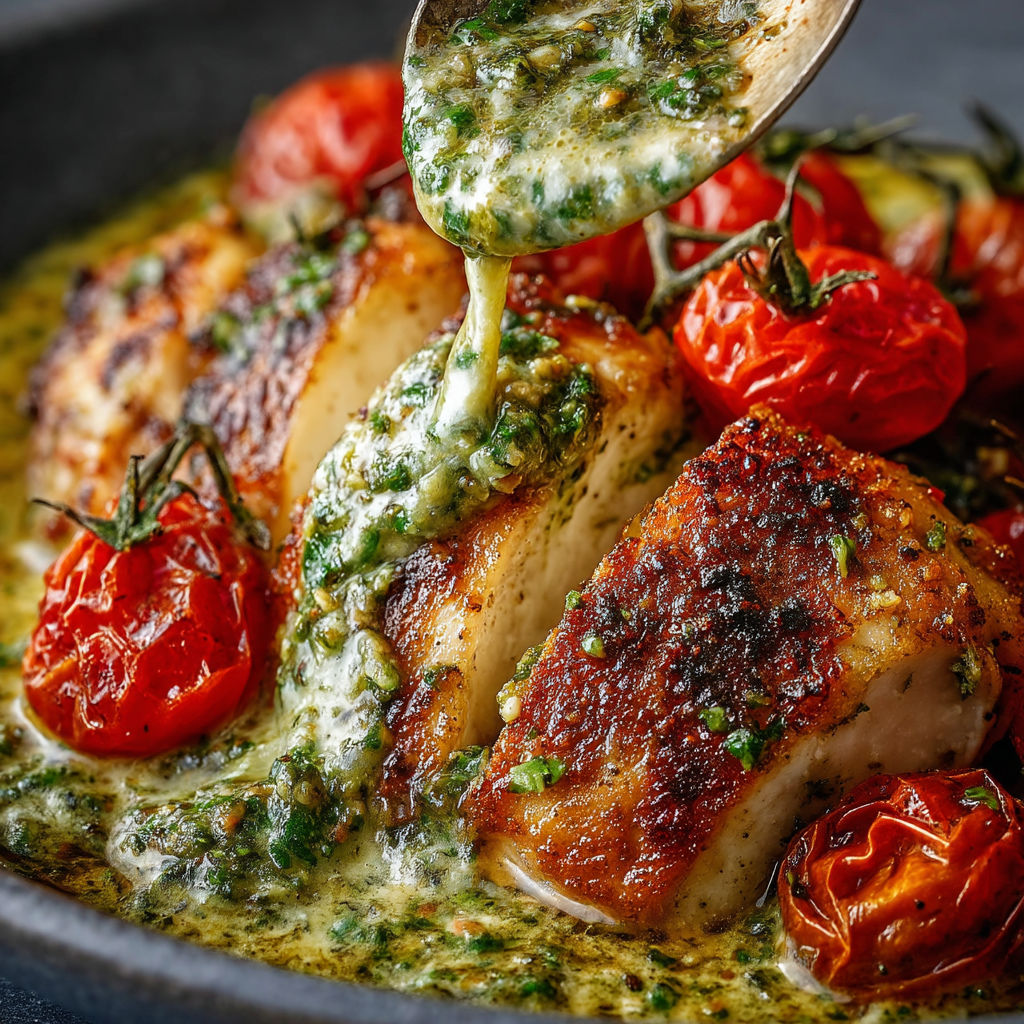 A bowl of food with a spoon in it.